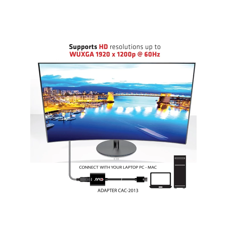 CLUB 3D CAC-2013 Átalakító