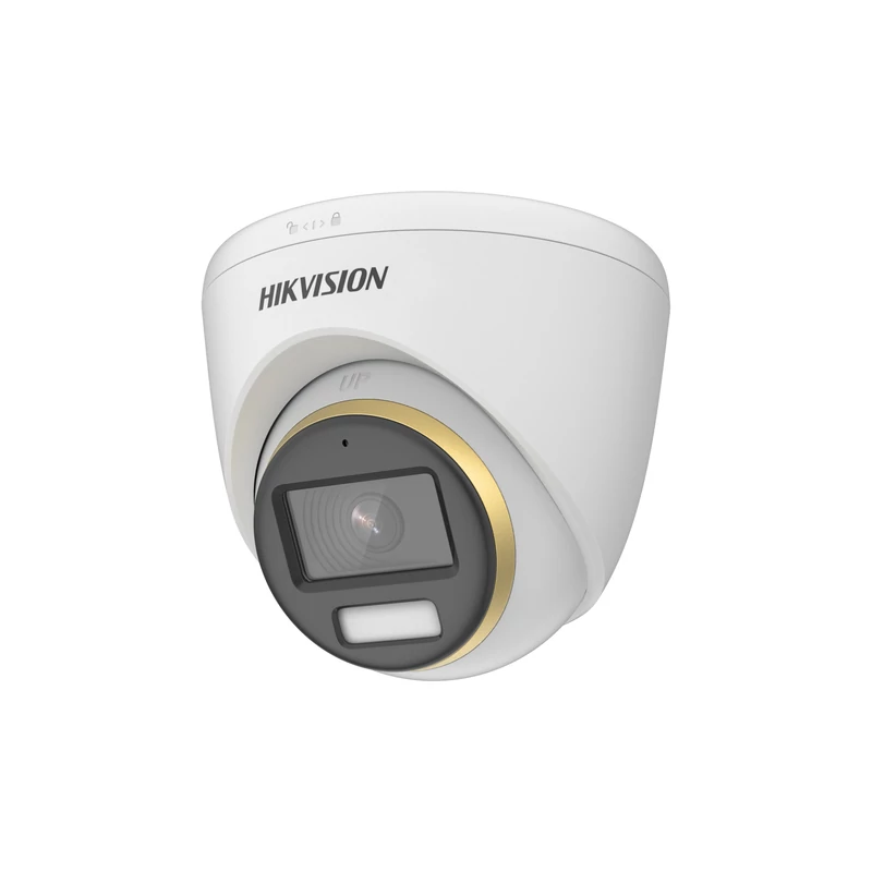 HIKVISION DS-2CE72DF3T-FS (3.6mm) 2 MP ColorVu THD WDR fix turret kamera; fény riasztás; mikrofon