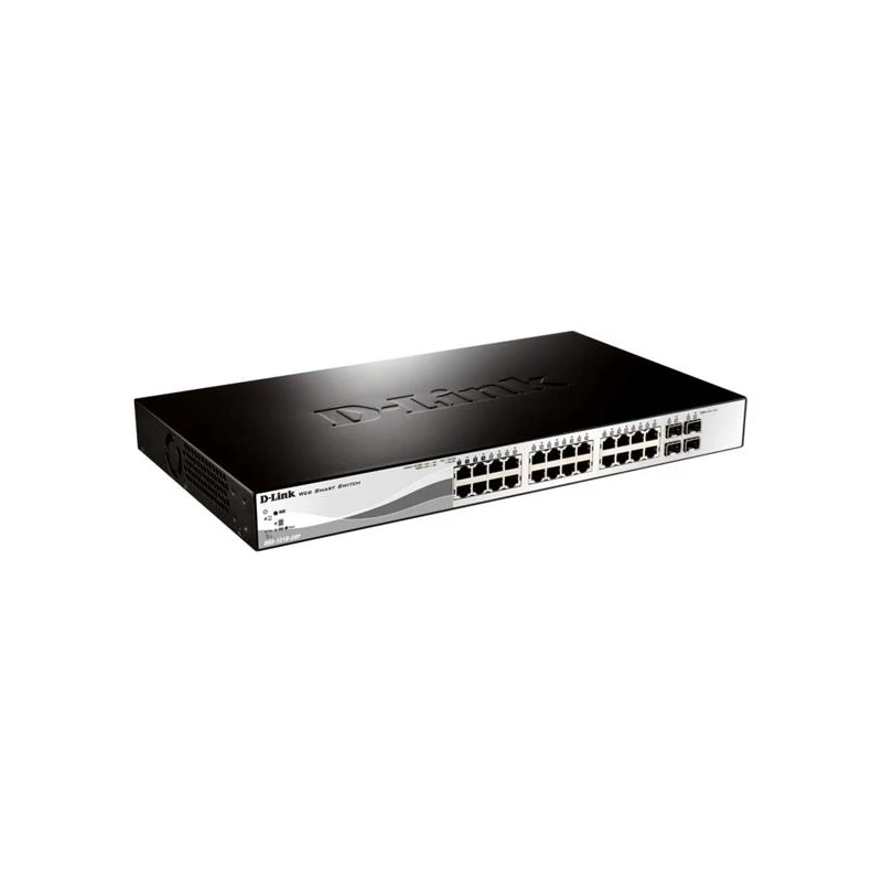 D-LINK DGS-1210-28P 24 PoE 10/100/1000 Base-T port with 4 x 1000Base-T /SFP ports
