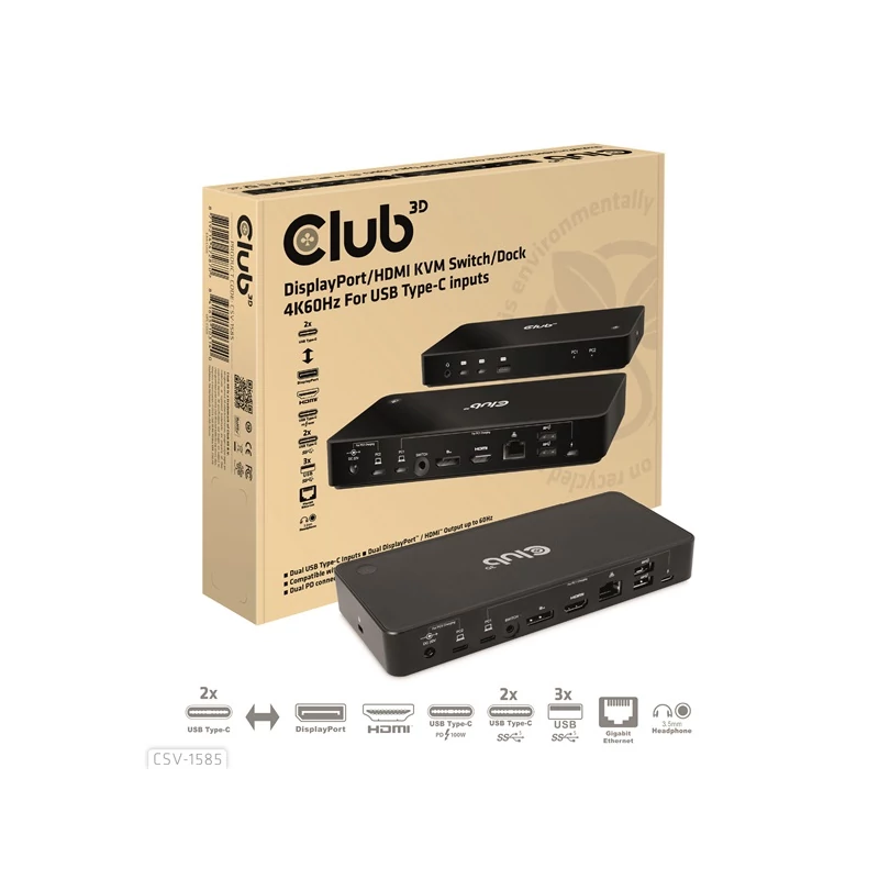 CLUB 3D CSV-1585 KVM Switch