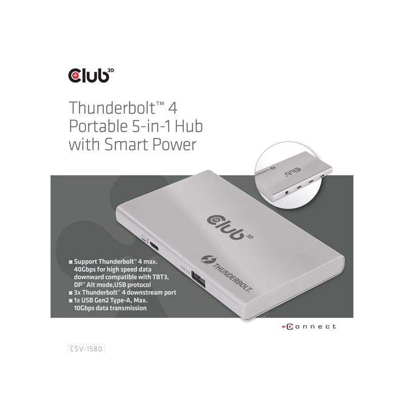 CLUB 3D CSV-1580 USB Hub