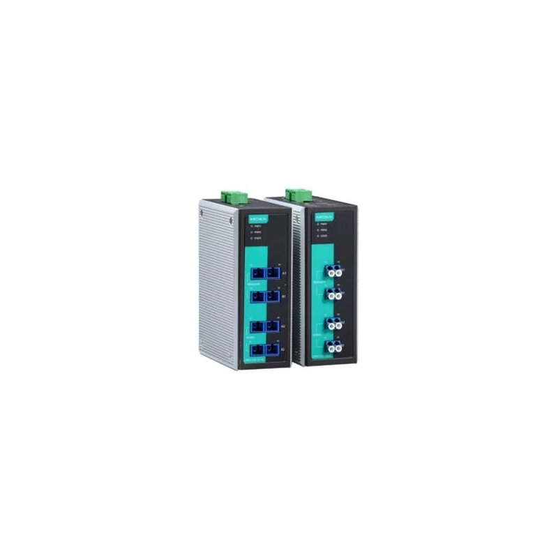 MOXA OBU-102-SS-ST 2-channel optical fiber bypass unit with 4 single-mode ports, ST, -20 to 70°C operating temperature