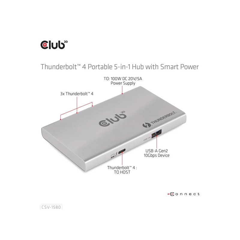 CLUB 3D CSV-1580 USB Hub