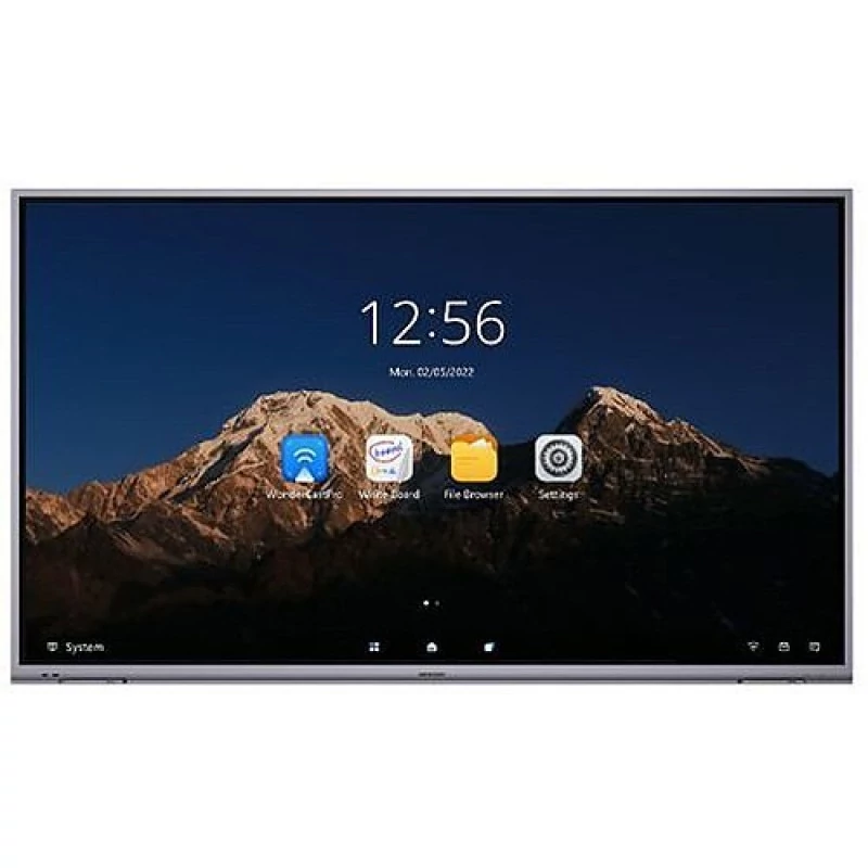 HIKVISION DS-D5B75RB/C 75" 4K interaktív kijelző; Android 11; 4GB RAM; 64GB tárhely; wifi; whiteboard