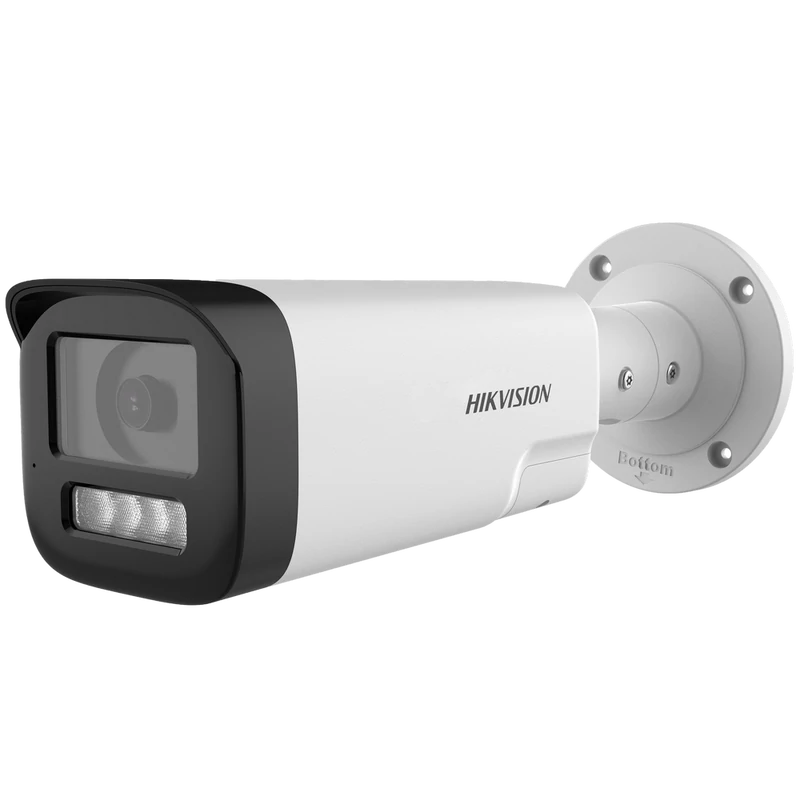 HIKVISION DS-2CE19U0T-LXTS (2.8mm) 8 MP fix THD csőkamera; IR/láthatófény; kétirányú audio; hang és