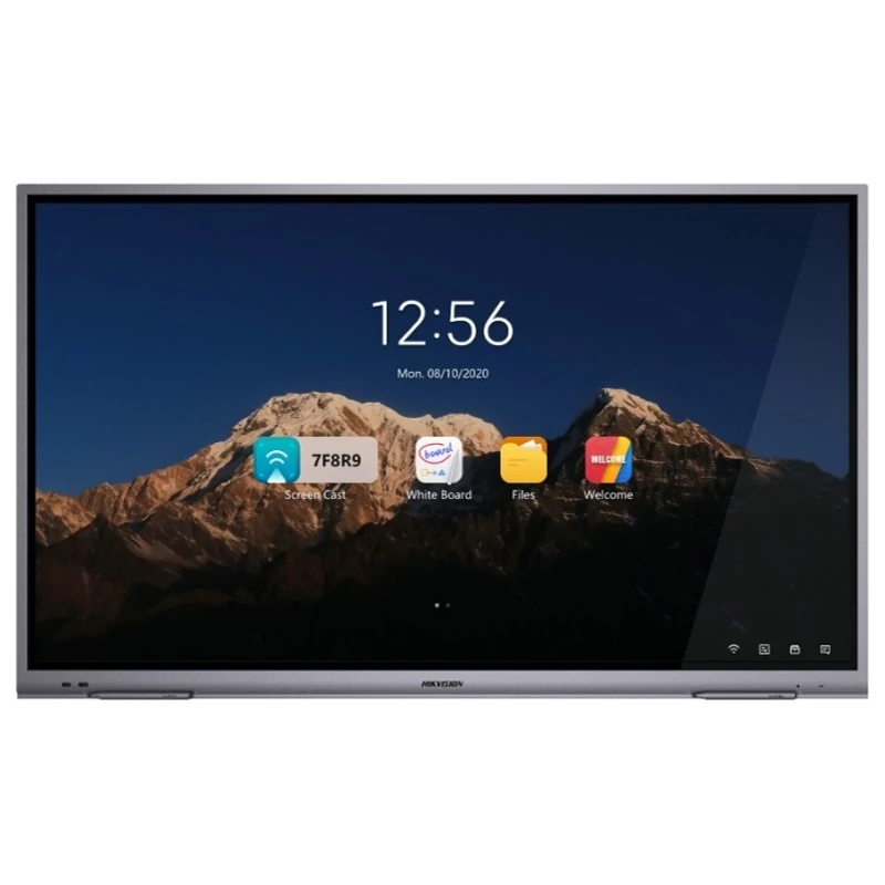 HIKVISION DS-D5B86RB/A 86" 4K interaktív kijelző; Android8.0; 3GB RAM; 32GB tárhely; wifi; whiteboard