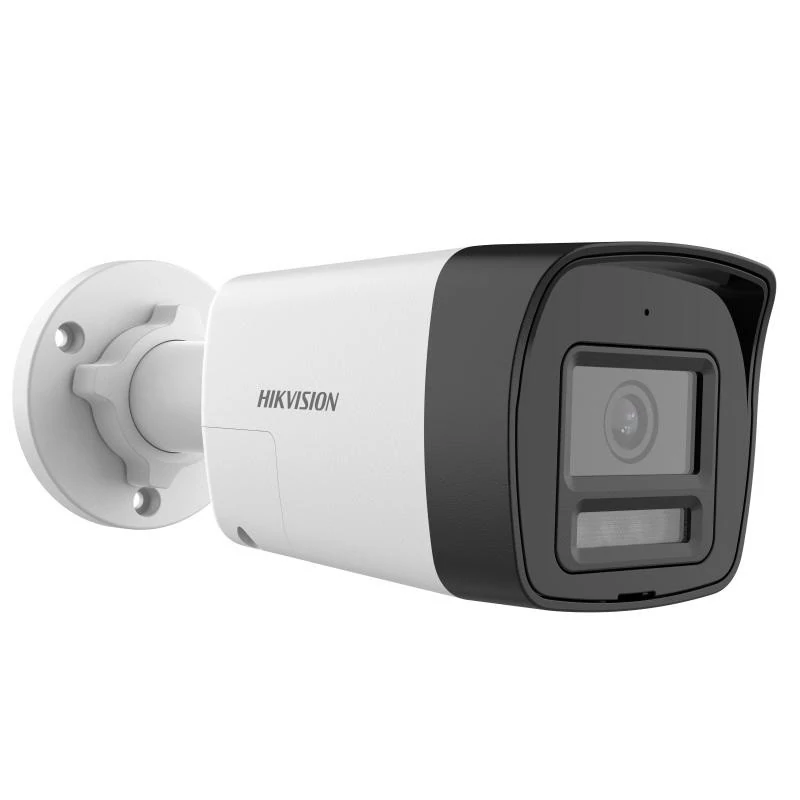HIKVISION DS-2CE16U0T-LXTS (2.8mm) 8 MP fix mini THD csőkamera; IR/láthatófény; kétirányú audio; fény- és hangriasztás