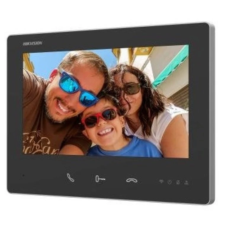 HIKVISION DS-KH7300EY-WTE2 Kétvezetékes HD video-kaputelefon beltéri egység; 7" LCD kijelző; 1024x60