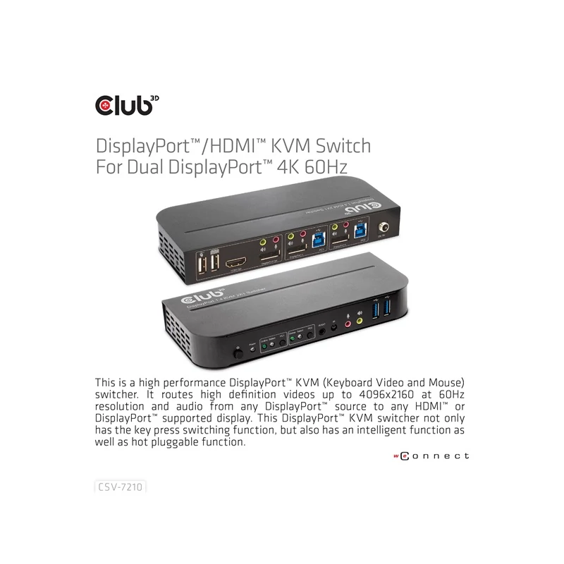 CLUB 3D CSV-7210 KVM Switch
