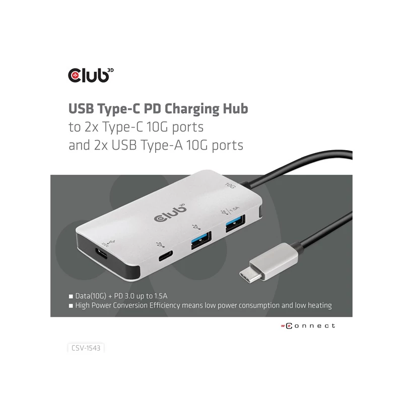 CLUB 3D CSV-1543 USB Hub