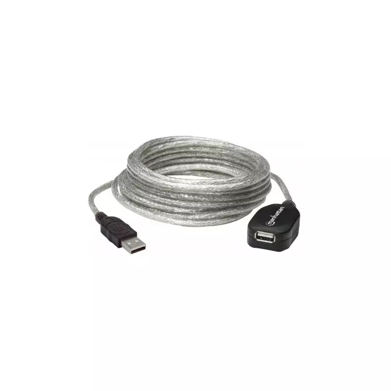 MANHATTAN 519779 Kábel átalakító - USB 2.0 Aktív hosszabító kábel, 5m