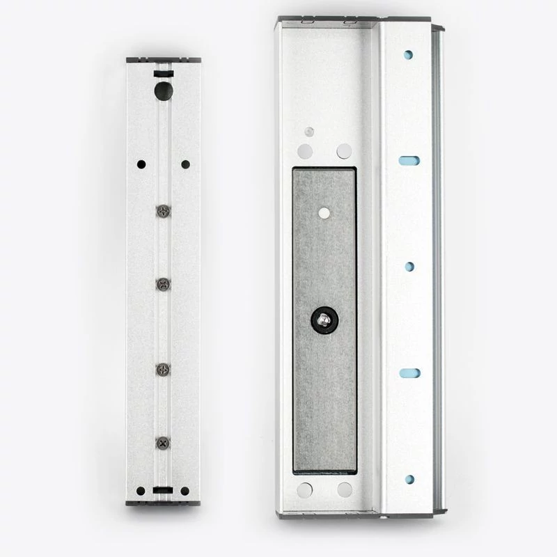 YLI YM-280T(LED)H-B Felületre szerelhető, fogantyús síkmágnes; 280 kg tartóerő; LED visszajelzéssel;