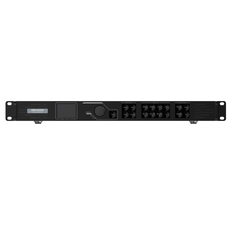 HIKVISION DS-D42V06-N LED-fal vezérlő egység; 10240x8192 pixel; 4 HDMI+2 DVI kimeneti port; hálózati