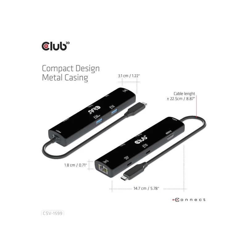CLUB 3D CSV-1599 USB Hub