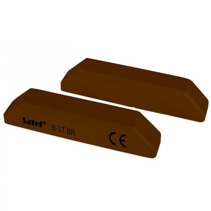 SATEL B-1T BR Mágneses nyitásérzékelő; felületre szerelhető; csavarkötéses; barna
