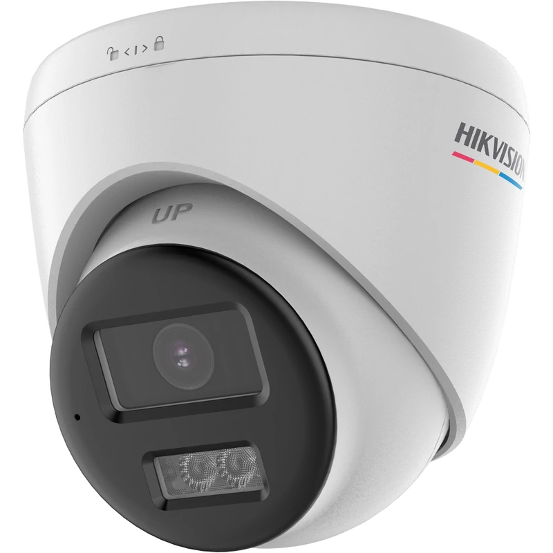 HIKVISION DS-2CE72DF3T-LXTS (2.8mm) 2 MP ColorVu THD WDR fix turret kamera; IR/láthatófény; kétirány