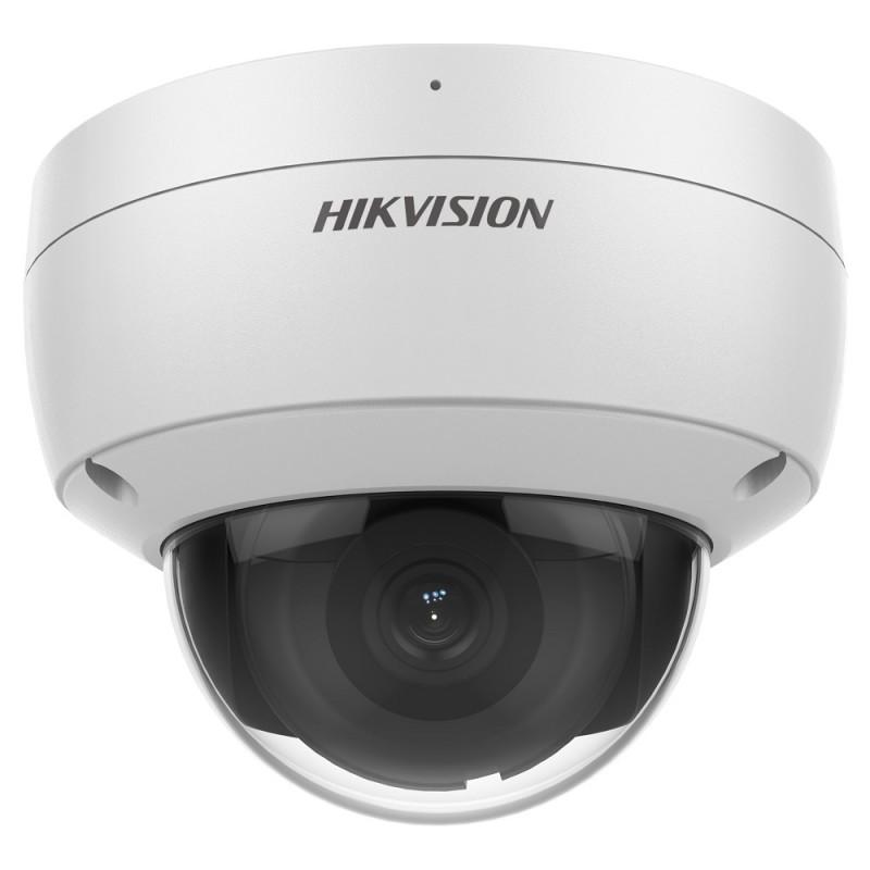 HIKVISION DS-2CD2146G2-ISU 4 MP AcuSense WDR fix EXIR IP dómkamera; hang I/O; riasztás I/O; beépített mikrofon