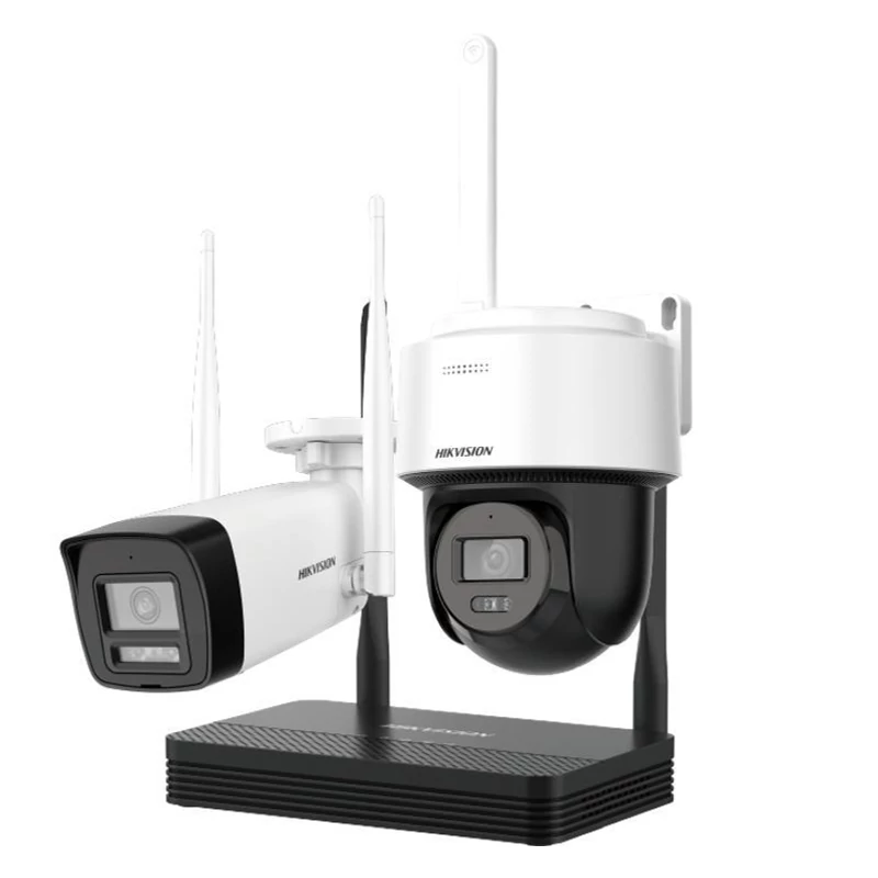 HIKVISION DS-J142I/NKS422W03H IP SOHO kamera szett; 4 csatornás NVS+1 db DS-2CV1023G2-LIDWF