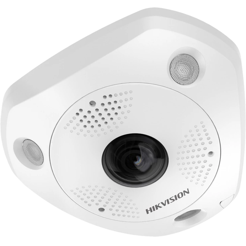 HIKVISION DS-2CD63C5G0-IVS (1.29mm)(D) 12 MP 360° vandálb. IR Smart IP fisheye kamera; hang I/O; ria
