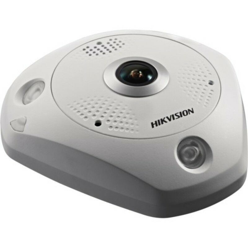 HIKVISION DS-2CD63C5G0-IS 12 MP 360° IR Smart IP panorámakamera; hang I/O; riasztás I/O; beépített mikrofon/hangszóró
