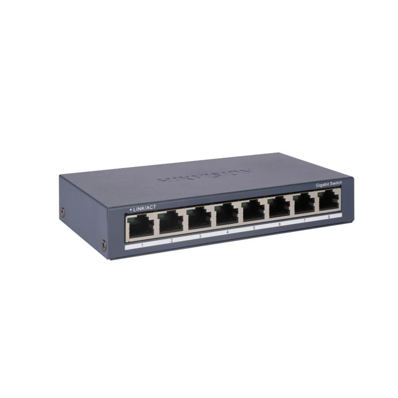 HIKVISION DS-3E0508-O 8 portos switch; 10/100/1000M; nem menedzselhető