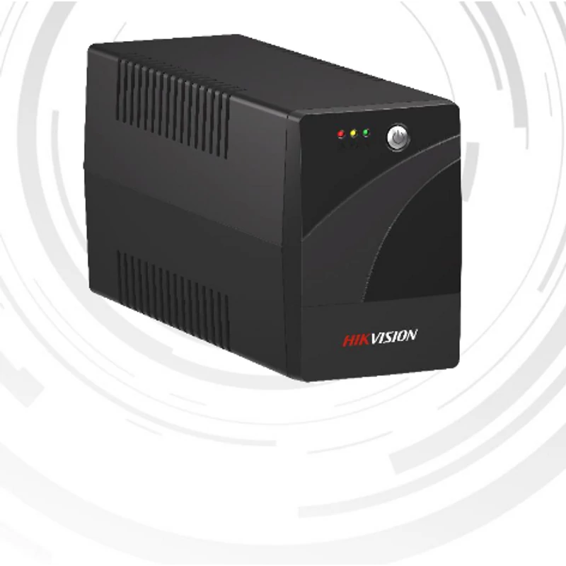 Hikvision DS-UPS1000-R Szünetmentes tápegység;1000 VA/600 W; beépített akkumulátor 12V/9Ah;2dbSchuko