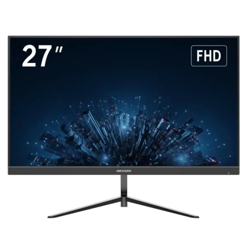 HIKVISION DS-D5027F3-2P2 27" LED monitor; 178° betekintési szög; Full HD felbontás; káva nélküli; 24