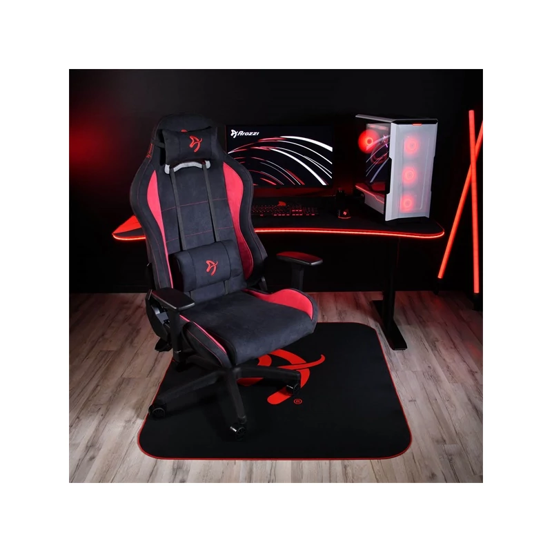 AROZZI AZ-ZONA-QTRO-BKRD Gaming - ZONA Quattro padlószőnyeg Fekete/Piros