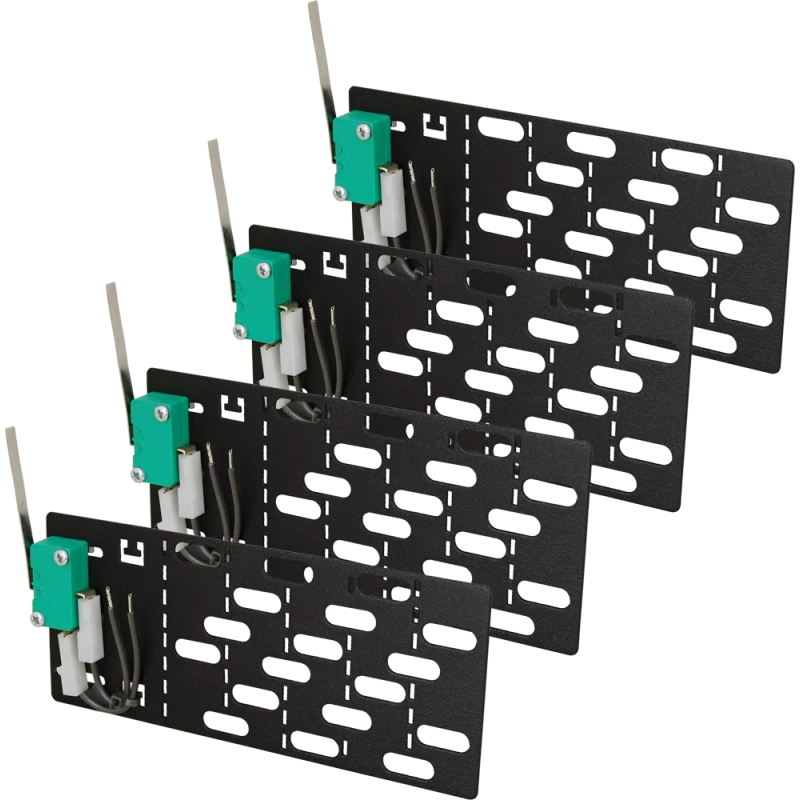 PULSAR RWST 4 darabos tamper kapcsoló szett 19" rack szekrényekhez