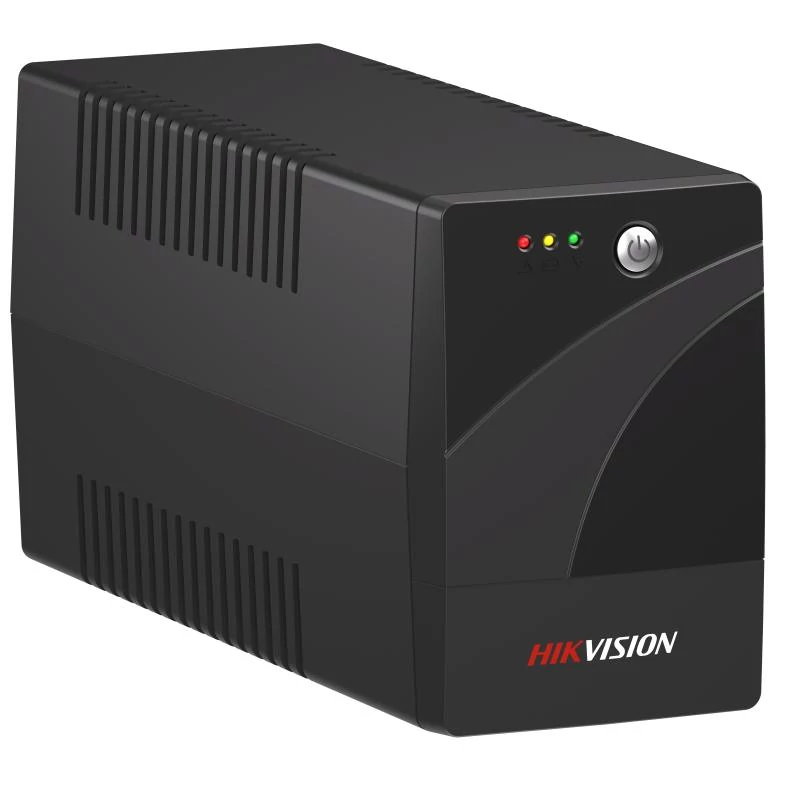 Hikvision DS-UPS1000-R Szünetmentes tápegység;1000 VA/600 W; beépített akkumulátor 12V/9Ah;2dbSchuko