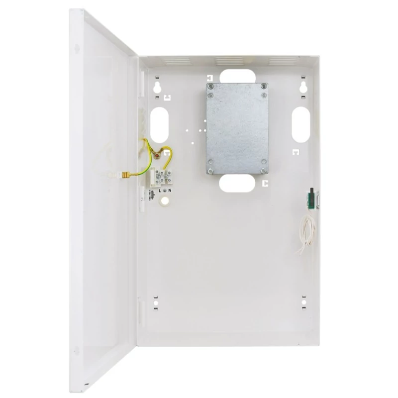 PULSAR AWO601W Fém doboz; tápegységnek előkészített furatok; 2 db 7Ah akkumulátorhellyel; IP20