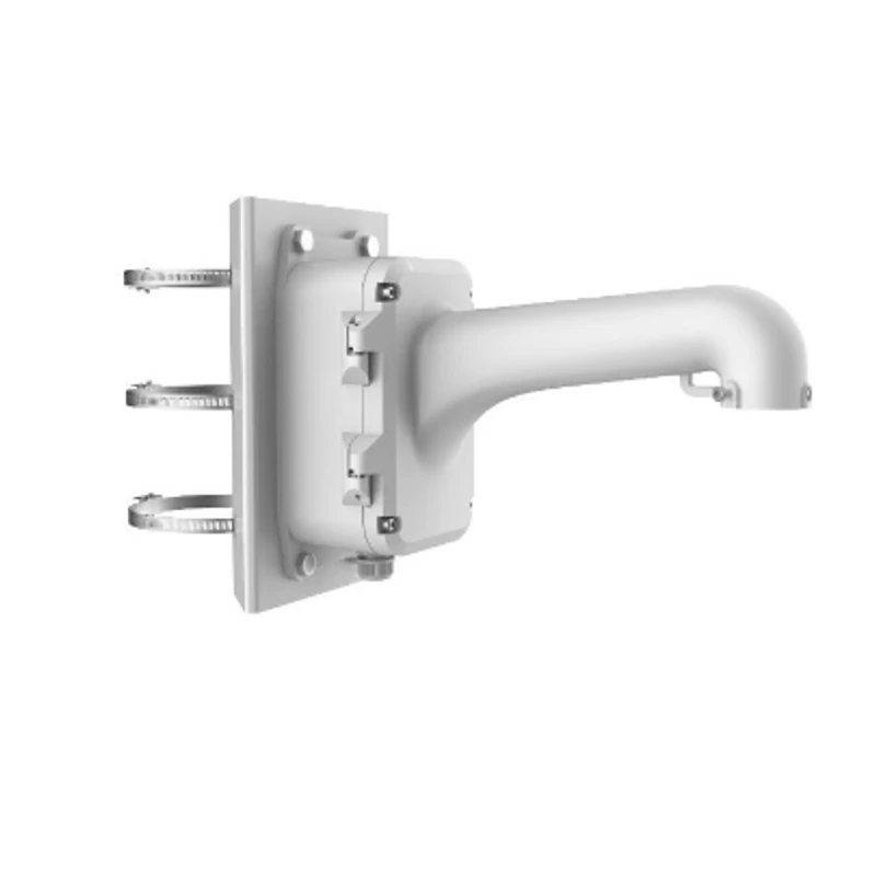 HIKVISION DS-1604ZJ-box-pole Kültéri fali tartó 5" speed dómhoz; kötődobozzal; oszlopkonzollal; 100-