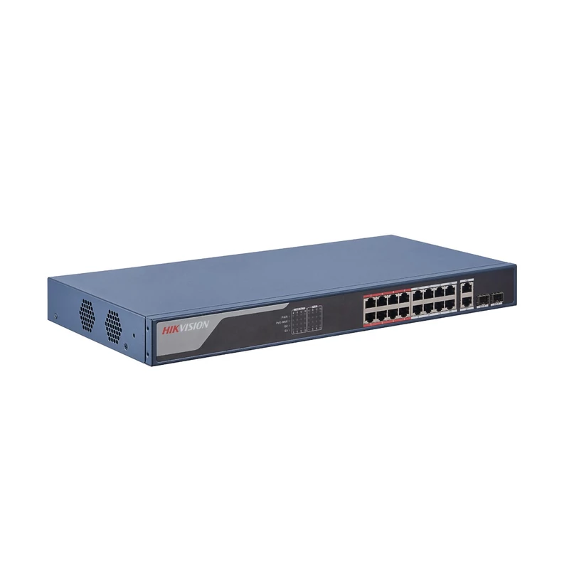 HIKVISION DS-3E1318P-EI V2 Smart 100M POE switch, 230W, 16+2 port