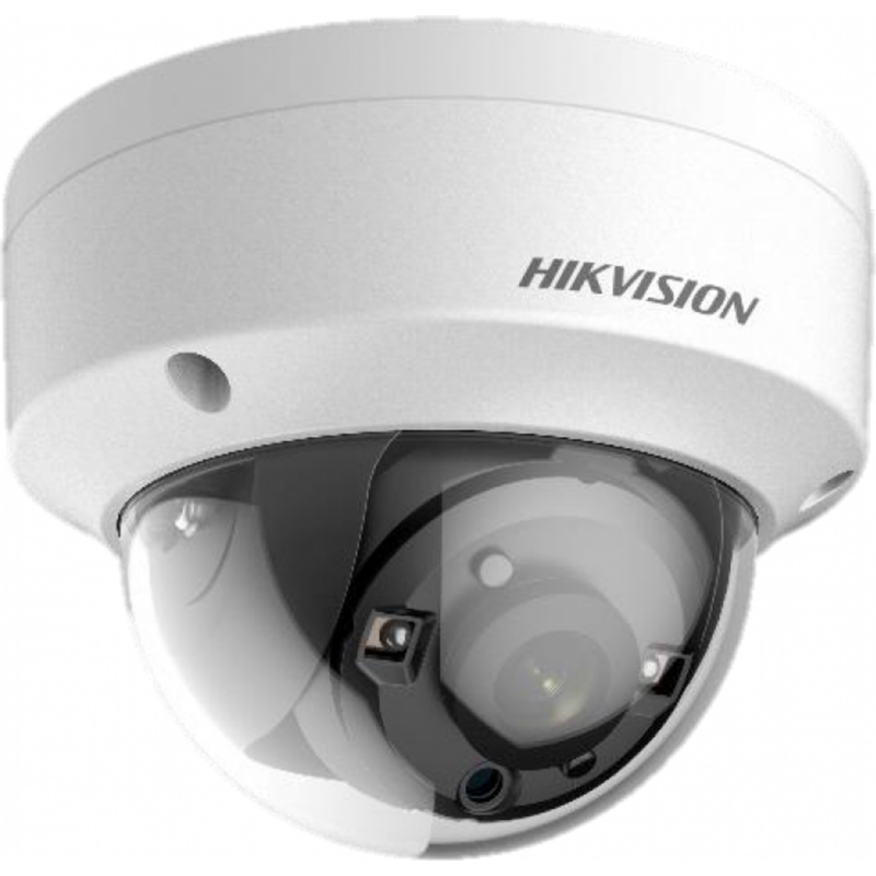HIKVISION DS-2CE56H0T-VPITE 5 MP THD vandálbiztos fix EXIR dómkamera; OSD menüvel; PoC