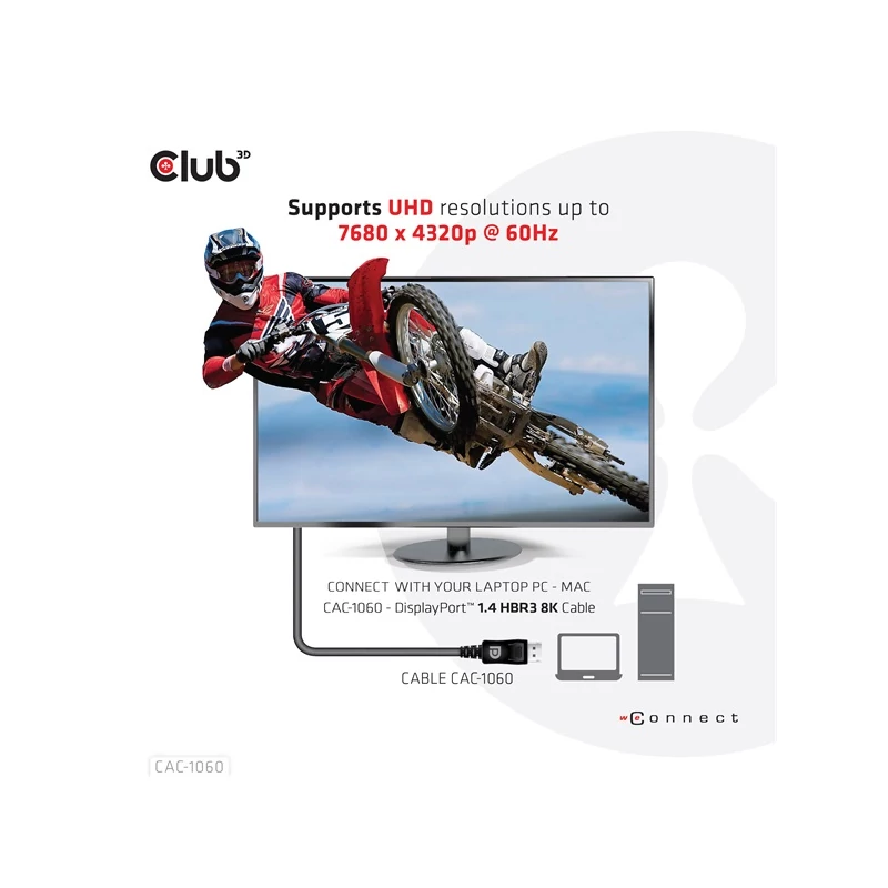 CLUB 3D CAC-1060 Kábel