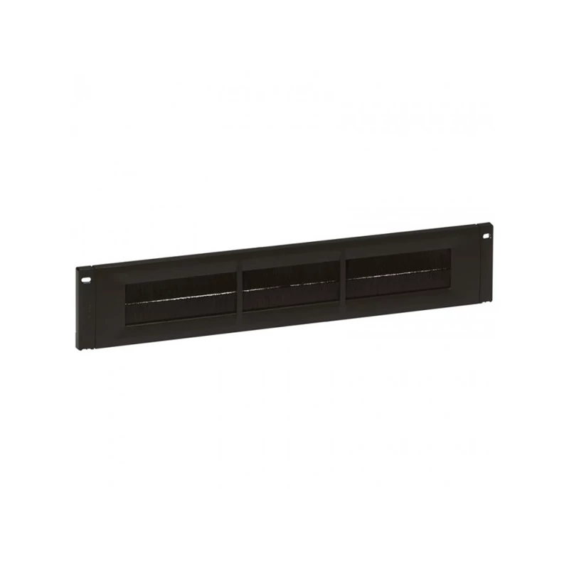 LEGRAND 046529 vízszintes fésűs rendező panel - 2U, 19", átmenő kivágással, gyorspánttal rögzítés, m