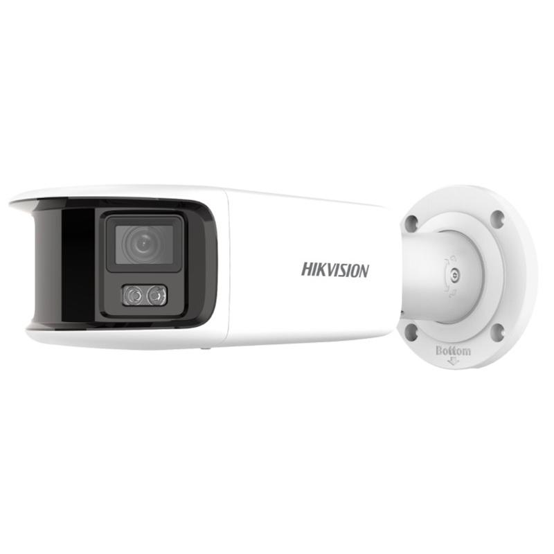 HIKVISION DS-2CD2T87G2P-LSU/SL 8 MP fix ColorVu AcuSense IP panoráma csőkamera; láthatófény; fény- és hangriasztás