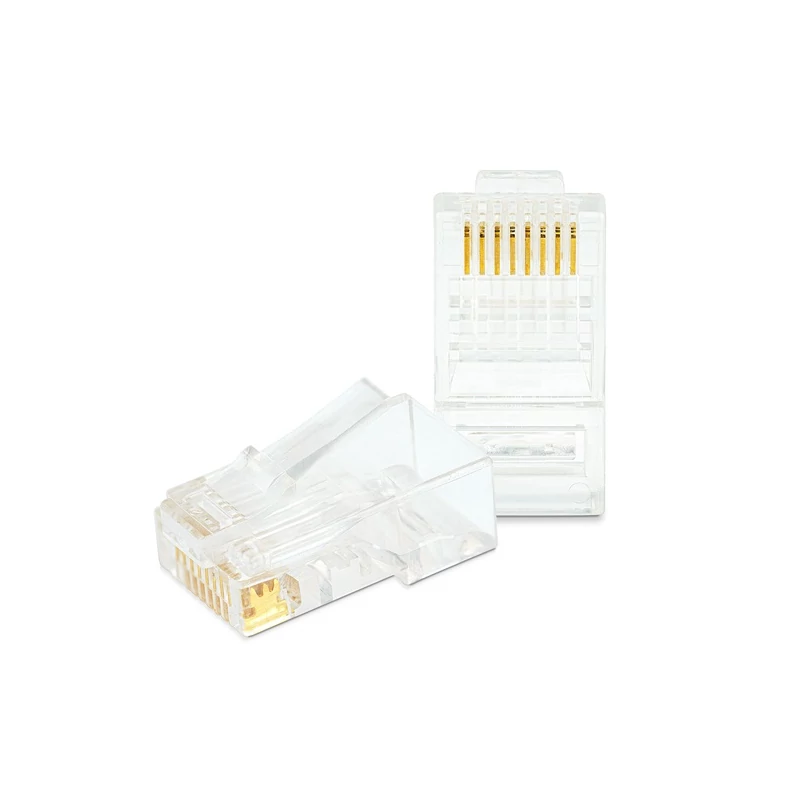 VEZ 05232B RJ45 Cat6 csatlakozó UTP patch kábelre, 100db/csomag