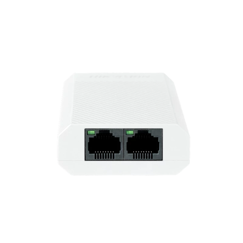 HIKVISION DS-3E0103DP-E/R 2 portos PoE elosztó, extender; 30 W; max. 200 méter; 2kV túlfeszültség vé