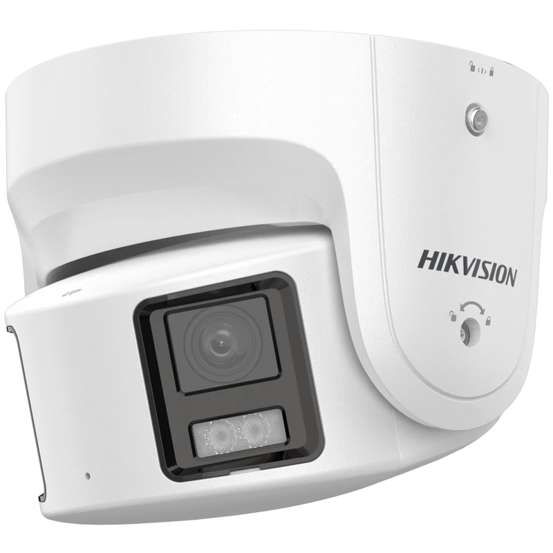 HIKVISION DS-2CD2387G2P-LSU/SL(4mm)(C) 8 MP fix ColorVu AcuSense IP panoráma turret kamera; láthatóf