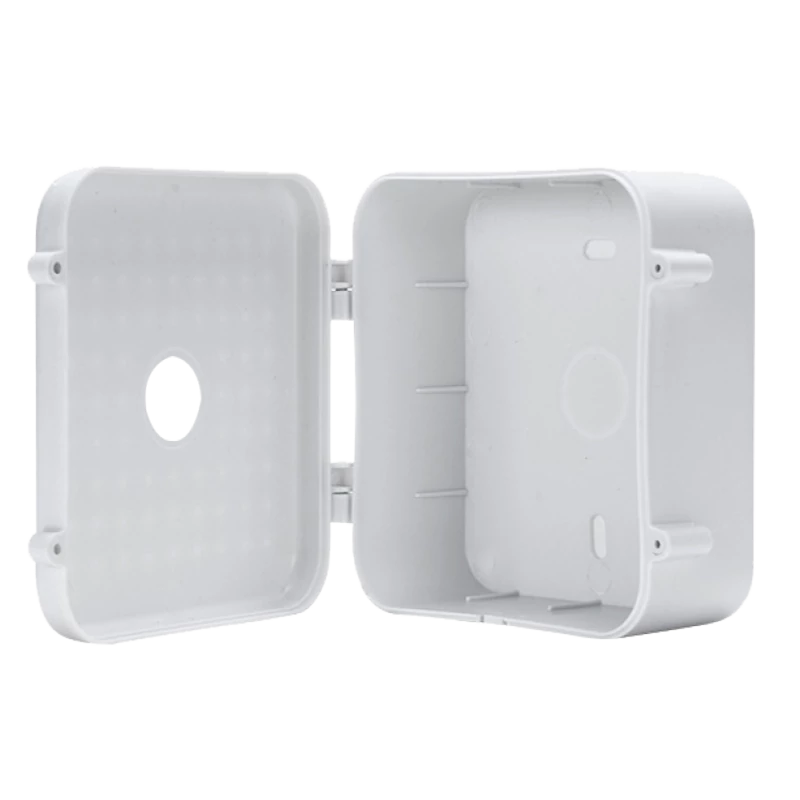 NESTRON NDS-1240PL-UNL Univerzális beltéri kötődoboz kamerákhoz; oldalra nyitható; műanyag; 128x140x