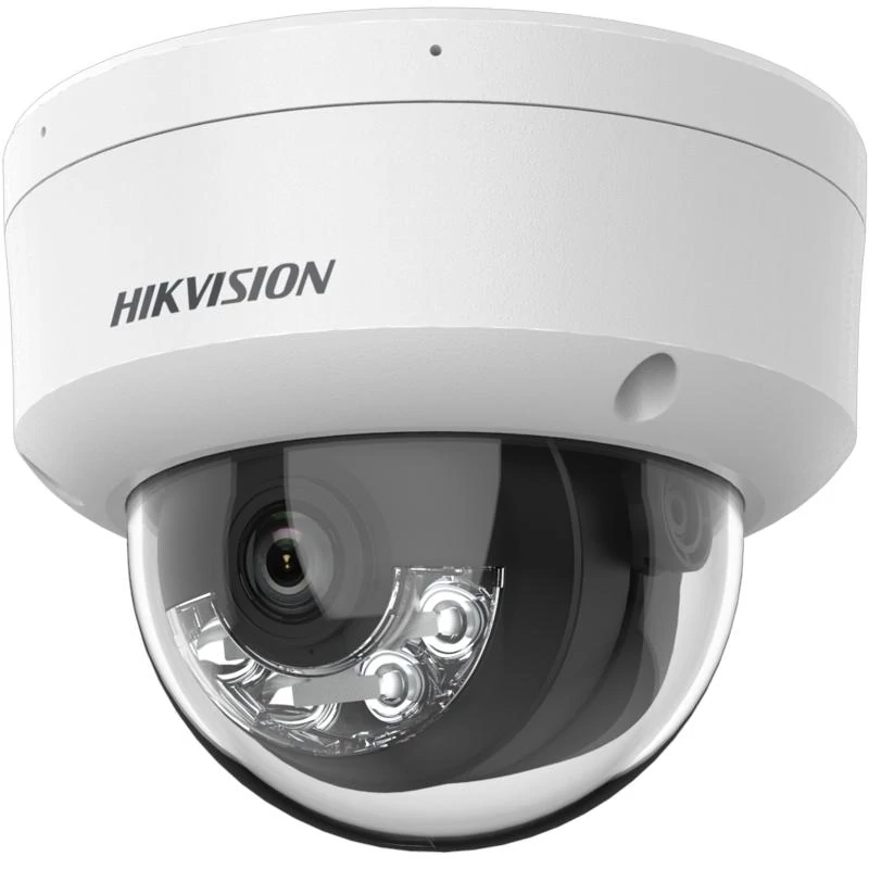 HIKVISION DS-2CD3161G2-LIUF (2.8mm) IP, Dóm kamera, 6MP, Fix objektív IR-Fehér LED 30m, SD fogl., mi