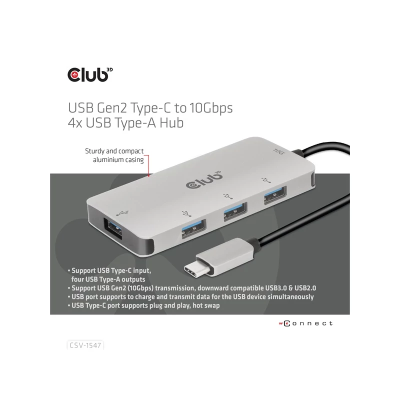 CLUB 3D CSV-1547 USB Hub
