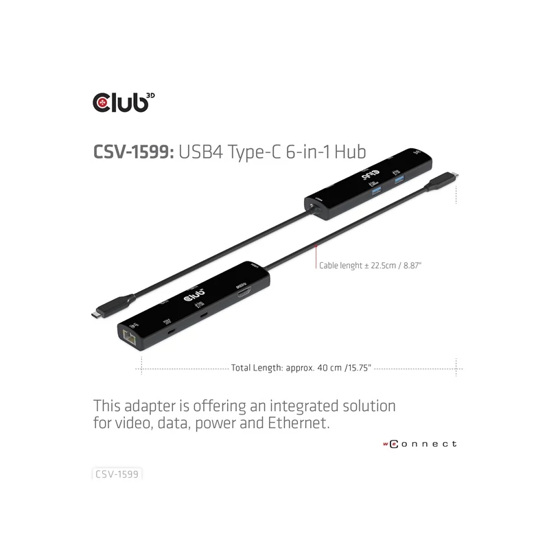 CLUB 3D CSV-1599 USB Hub