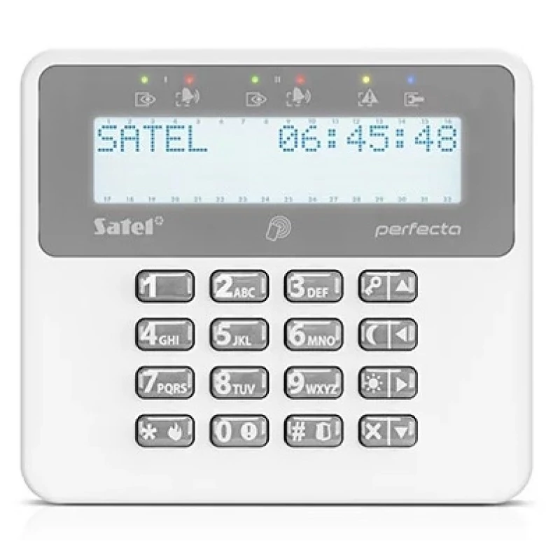 SATEL PRF-LCD-A2 Vezeték nélküli LCD kezelő PERFECTA 64 M központhoz