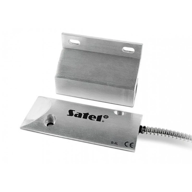 SATEL B-4L Mágneses nyitásérzékelő; garázskapukhoz; felületre szerelhető; fém burkolattal