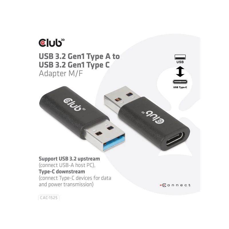 CLUB 3D CAC-1525 Átalakító