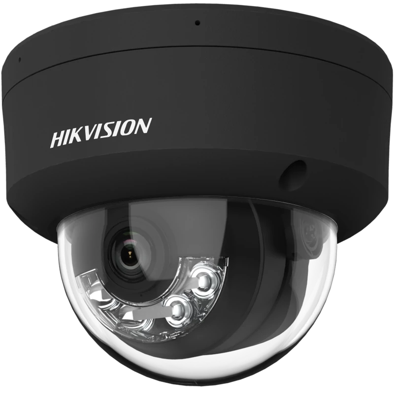 HIKVISION DS-2CD2143G2-LIS2U-B (2.8mm) 4 MP AcuSense WDR fix IP dómkamera; IR/láthatófény; hang I/O;