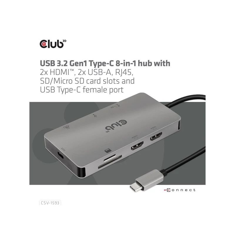 CLUB 3D CSV-1593 USB Hub