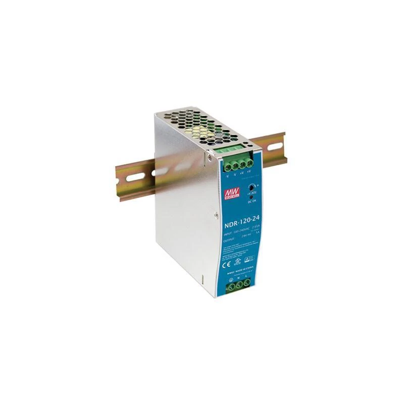 MEAN WELL NDR-120-48 Ipari tápegység; 48V; 2.5A; 120W; DIN sínre szerelhető